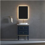 Virta 24 Inch Blackstar Floor Mount Single Vessel Sink Vanity