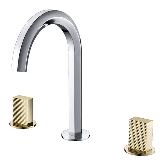 Empyrean TERS08 Terra 8" Widespread Lavatory Faucet with Knurled Square Handle