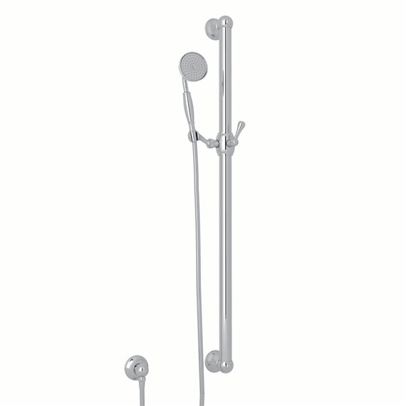 ROHL Handshower Set With 39" Grab Bar and Single Function Handshower