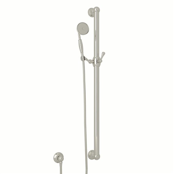 ROHL Handshower Set With 39" Grab Bar and Single Function Handshower