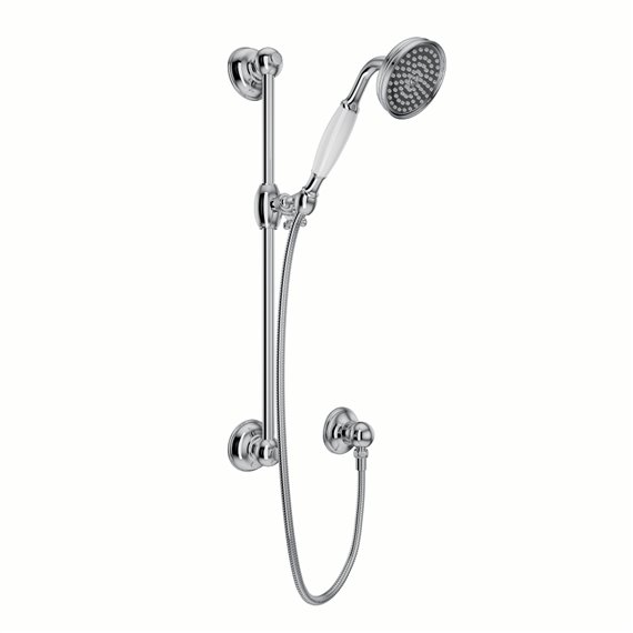 ROHL Handshower Set With 22" Slide Bar and Single Function Handshower