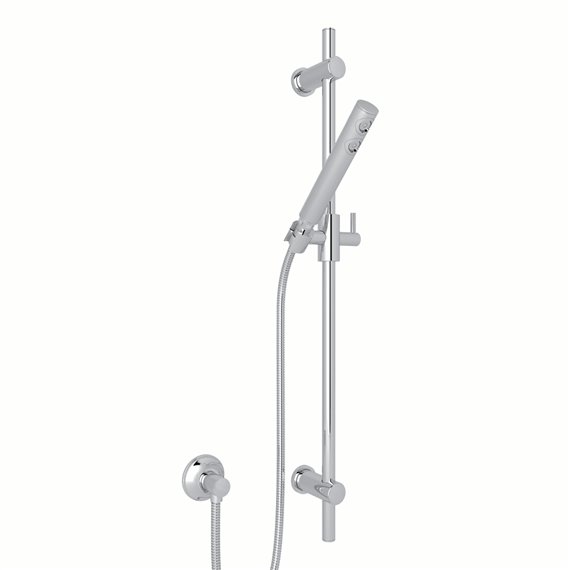 ROHL Handshower Set With 30" Slide Bar and Single Function Handshower