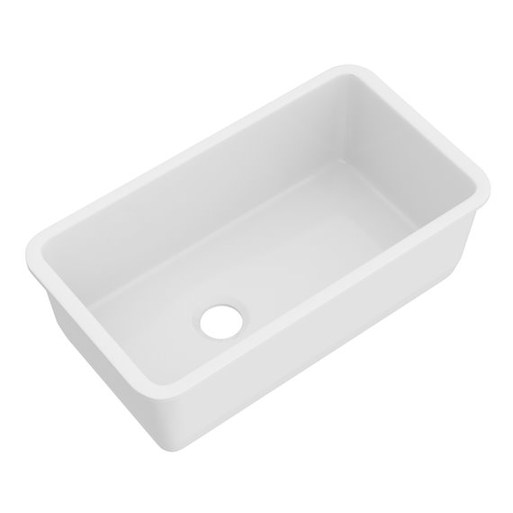 ROHL Allia™ 34" Fireclay Single Bowl Undermount Kitchen Sink