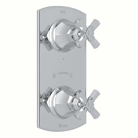 ROHL Palladian® 1/2" Thermostatic Trim with Diverter