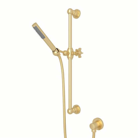 ROHL San Giovanni Handshower Set With 21" Slide Bar and Single Function Handshower