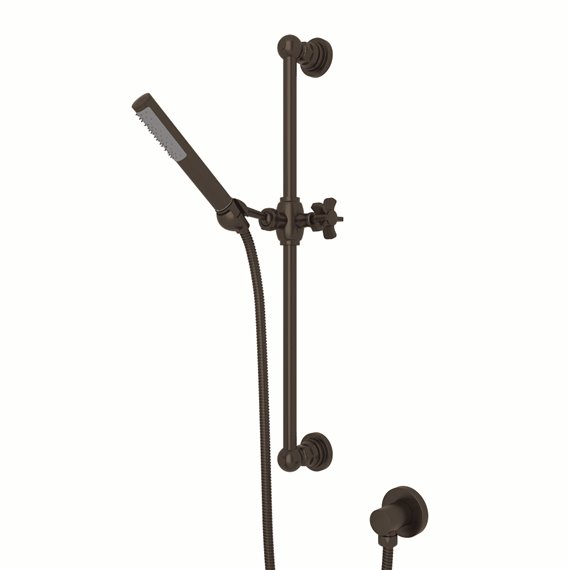 ROHL San Giovanni Handshower Set With 21" Slide Bar and Single Function Handshower