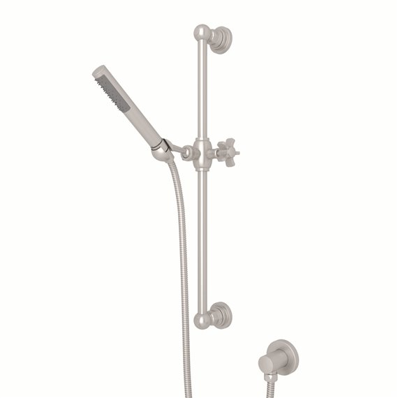 ROHL San Giovanni Handshower Set With 21" Slide Bar and Single Function Handshower