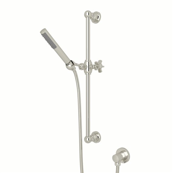 ROHL San Giovanni Handshower Set With 21" Slide Bar and Single Function Handshower