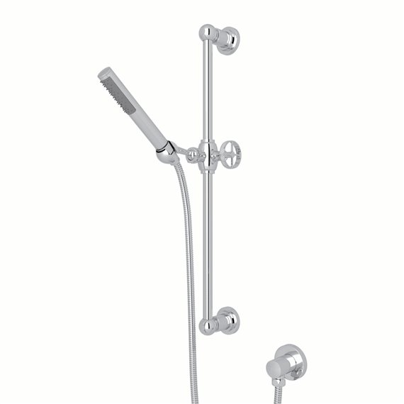 ROHL Campo Handshower Set With 21" Slide Bar and Single Function Handshower