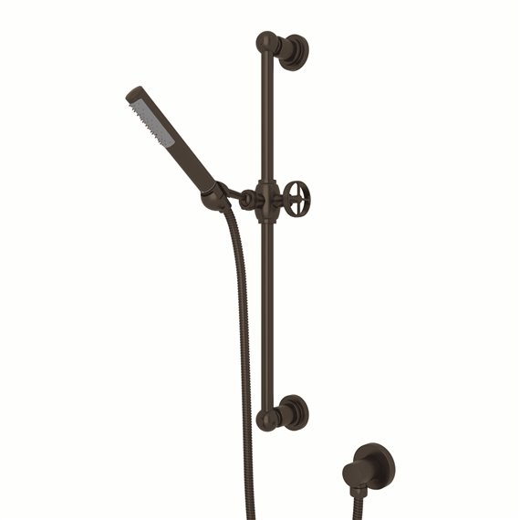 ROHL Campo Handshower Set With 21" Slide Bar and Single Function Handshower