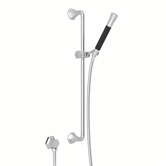 ROHL Bellia Handshower Set With 25" Slide Bar and Single Function Handshower