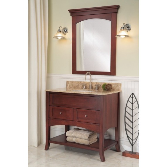 Fairmont Designs 125-VH Shaker Open Shelf Vanity