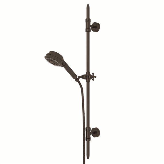 ROHL Handshower Set With 38" Slide Bar and 3-Function Handshower