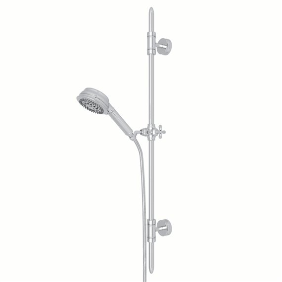 ROHL Handshower Set With 38" Slide Bar and 3-Function Handshower