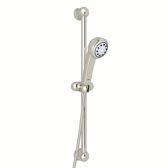 ROHL Handshower Set With 28" Slide Bar and 3-Function Handshower