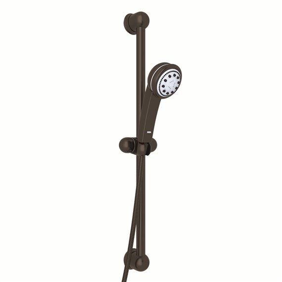 ROHL Handshower Set With 28" Slide Bar and 3-Function Handshower