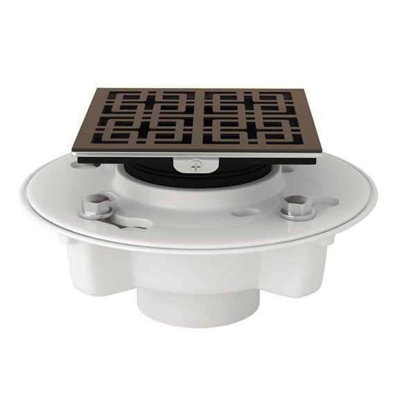 ROHL PVC 2" X 3" Drain Kit With 3142 Weave Decorative Cover