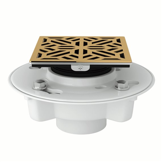 ROHL PVC 2" X 3" Drain Kit With 3144 Mosaic Decorative Cover