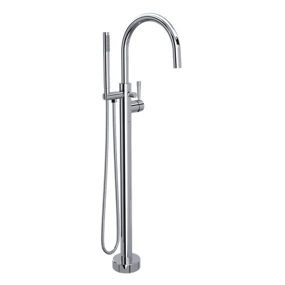 ROHL Graceline® Single Hole Floor Mount Tub Filler Trim