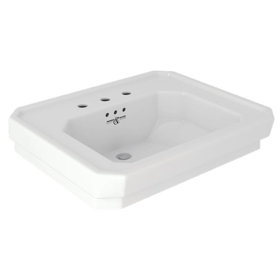 Perrin & Rowe Deco™ 25" 3-Hole Lavatory Sink