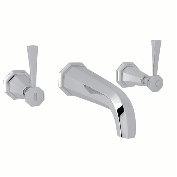 Perrin & Rowe Deco™ Wall Mount Lavatory Faucet