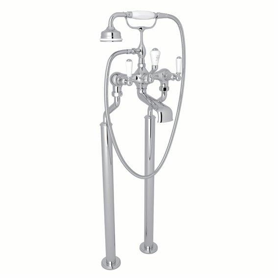 Perrin & Rowe Edwardian™ Floor Mount Tub Filler