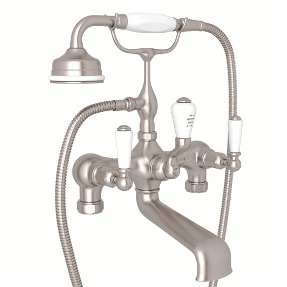 Perrin & Rowe Edwardian™ Two Hole Tub Filler Without Risers