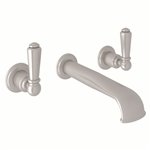 Perrin & Rowe Edwardian™ Wall Mount Lavatory Faucet With U-Spout