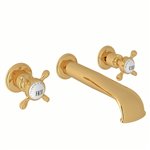 Perrin & Rowe Edwardian™ Wall Mount Lavatory Faucet With U-Spout