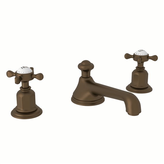 Perrin & Rowe Edwardian™ Widespread Lavatory Faucet With Low Spout