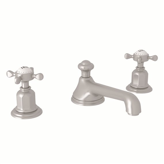 Perrin & Rowe Edwardian™ Widespread Lavatory Faucet With Low Spout