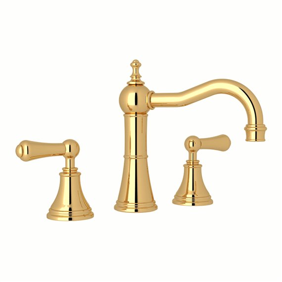 Perrin & Rowe Georgian Era™ Widespread Lavatory Faucet With Column Spout