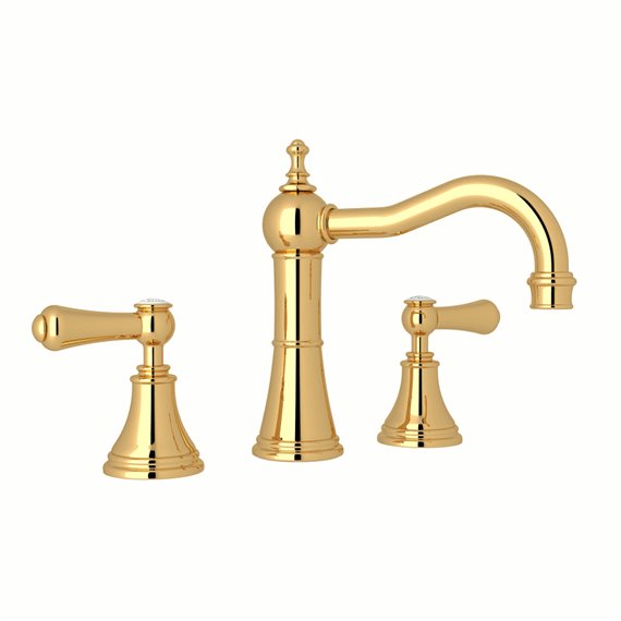 Perrin & Rowe Georgian Era™ Widespread Lavatory Faucet With Column Spout