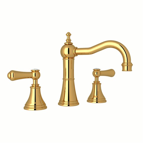 Perrin & Rowe Georgian Era™ Widespread Lavatory Faucet With Column Spout