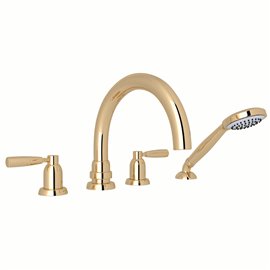 Perrin & Rowe Holborn™ 4-Hole Deck Mount Tub Filler with...