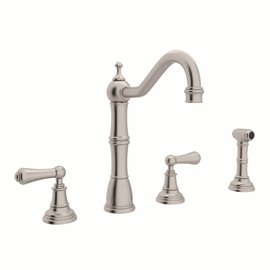 Perrin & Rowe Edwardian™ Two Handle Kitchen Faucet With... 2