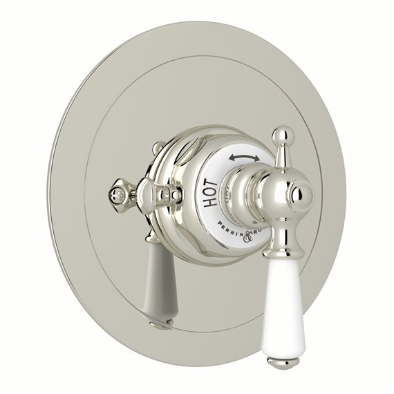 Perrin & Rowe Edwardian™ Era 3/4" Round Thermostatic Trim Without Volume Control