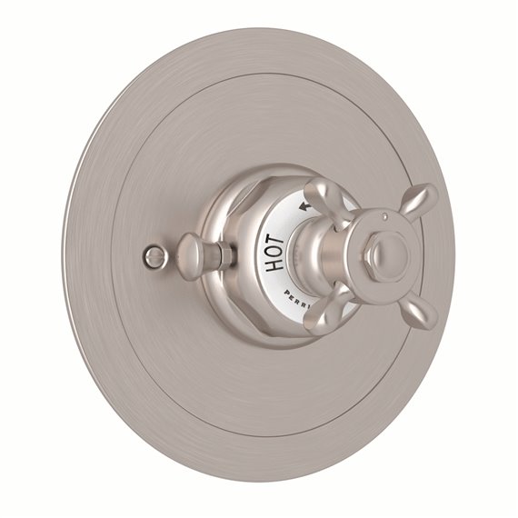 Perrin & Rowe Edwardian™ Era 3/4" Round Thermostatic Trim Without Volume Control