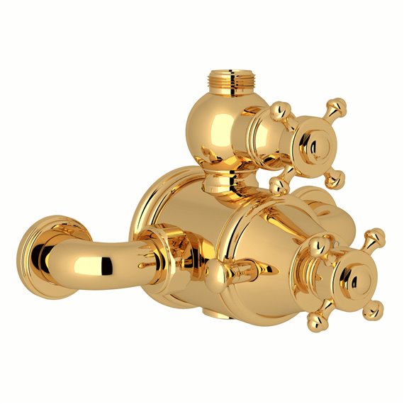 Perrin & Rowe Georgian Era™ 3/4" Exposed Therm Valve With Volume And Temperature Control