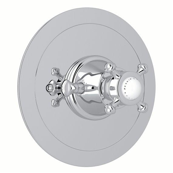 Perrin & Rowe Georgian Era™ 3/4" Round Thermostatic Trim Without Volume Control