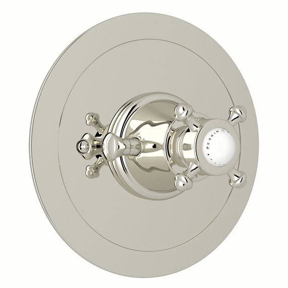 Perrin & Rowe Georgian Era™ 3/4" Round Thermostatic Trim Without Volume Control