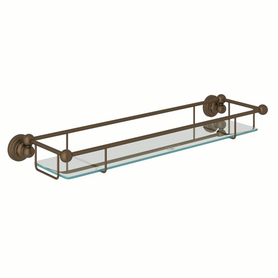 Perrin & Rowe Edwardian™ Wall Mount Tempered Glass Vanity Shelf