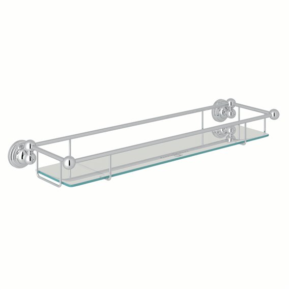 Perrin & Rowe Edwardian™ Wall Mount Tempered Glass Vanity Shelf