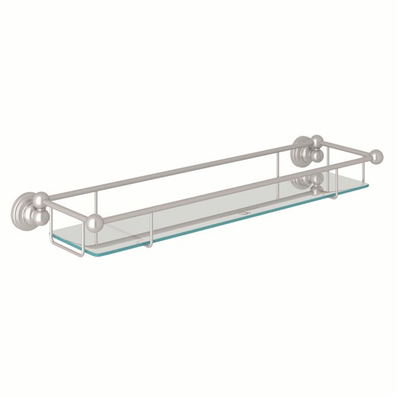 Perrin & Rowe Edwardian™ Wall Mount Tempered Glass Vanity Shelf