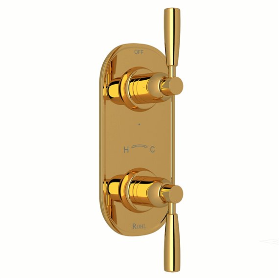 Perrin & Rowe Holborn™ 1/2" Thermostatic Trim with Diverter