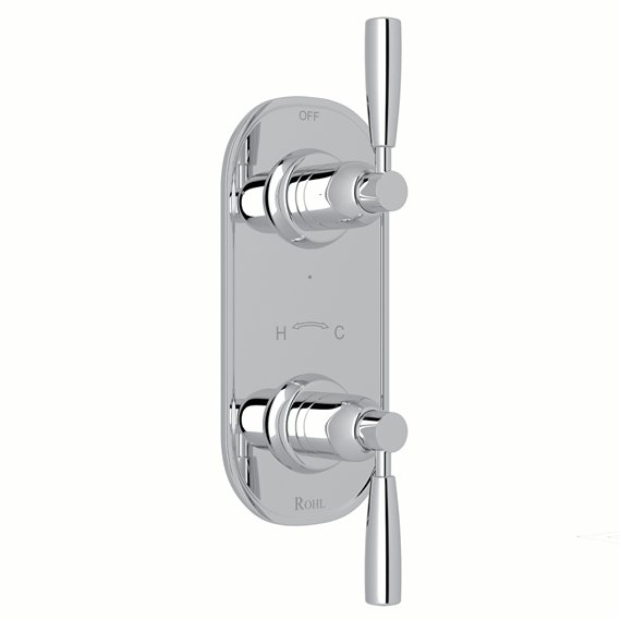 Perrin & Rowe Holborn™ 1/2" Thermostatic Trim with Diverter