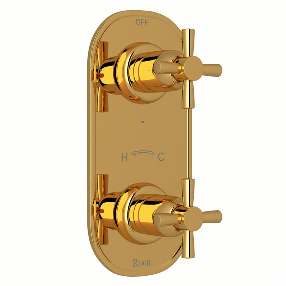 Perrin & Rowe Holborn™ 1/2" Thermostatic Trim with Diverter