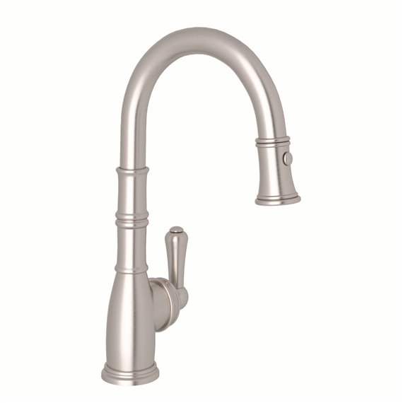 Perrin & Rowe Georgian Era™ Pull-Down Bar/Food Prep Kitchen Faucet