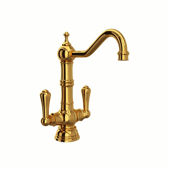 Perrin & Rowe Edwardian™ Two Handle Bar/Food Prep Kitchen Faucet