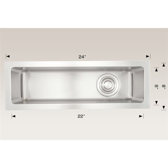 Bosco 202021 Ice Bin Stainless Steel Kitchen Sink